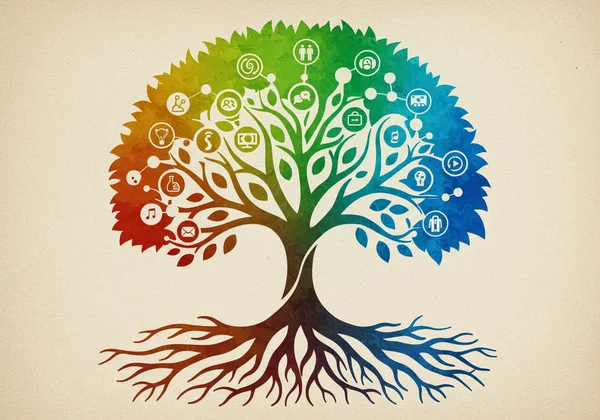 Abstract image symbolizing empathy cultivation and personal growth.