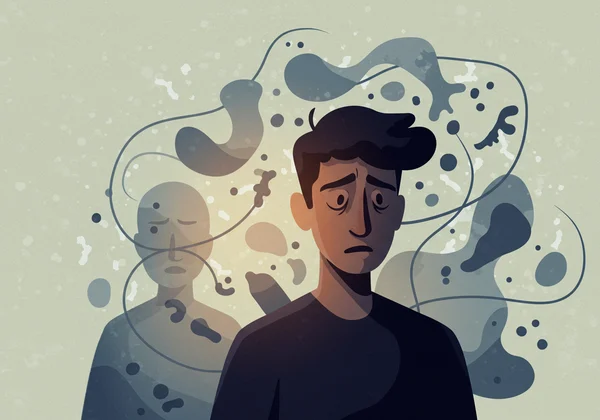 Person feeling stressed, affecting emotional connection