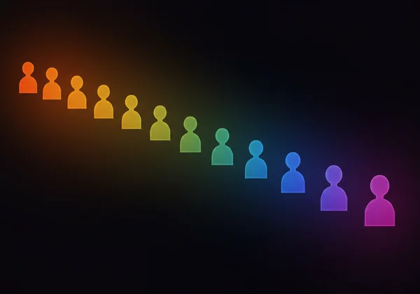 Abstract representation of empathy as a spectrum