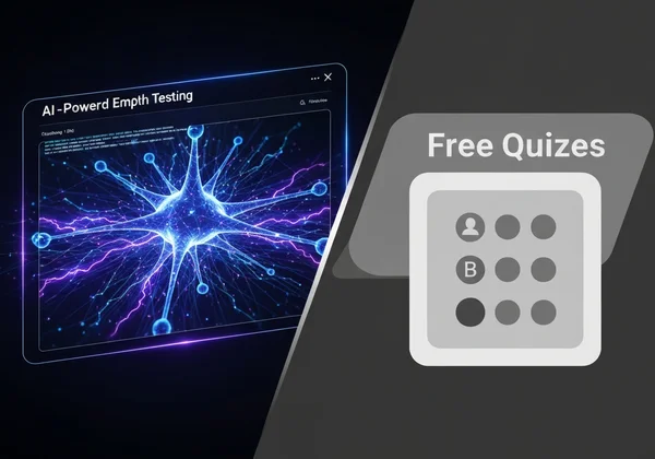 Arte conceitual de teste de empatia potencializado por IA vs. questionário simples